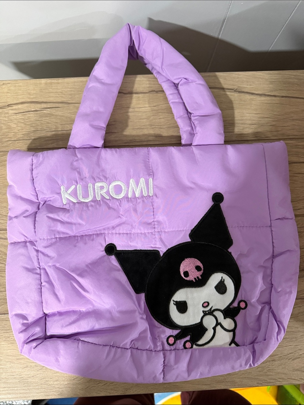 KuKu Kuromi Quilted Tote Bag